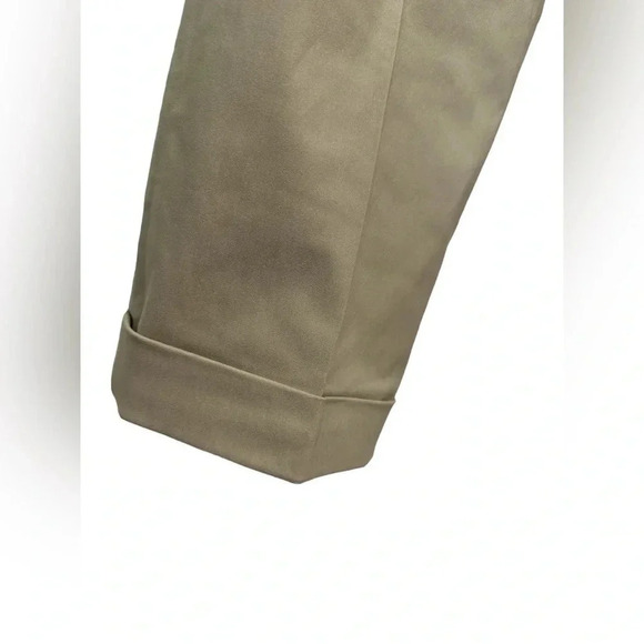 Tribal stitch fix khaki cuffed cropped maternity pants NWT - Picture 3 of 11